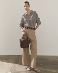 Alexie Tote: Coffee Pebbled Leather