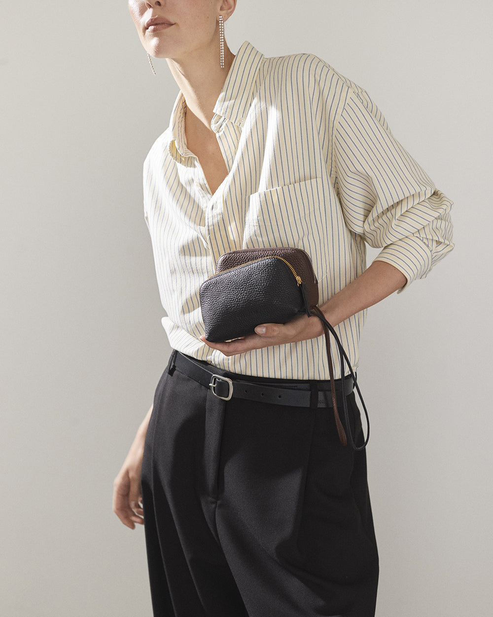 Wrist Pouch: Black Gold