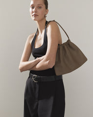 Fin Drawstring Bag: Mushroom