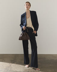 Fin Drawstring Bag: Coffee