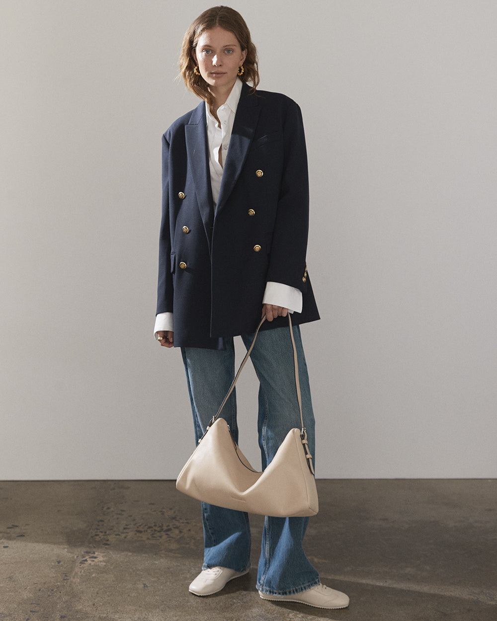 Lottie Handbag: Oat