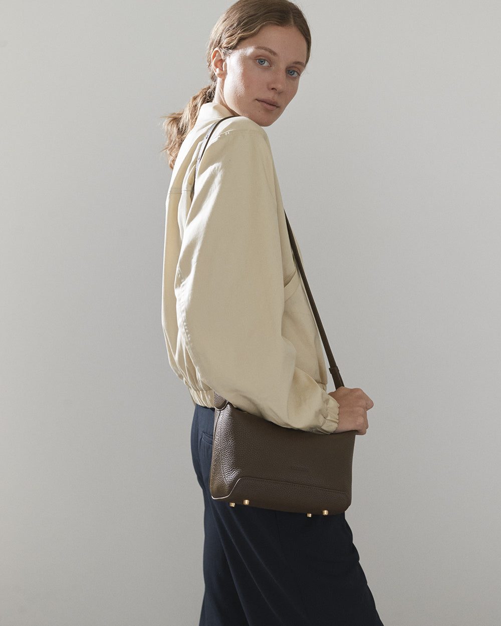 Mini Lou Bag: Khaki Green Gold