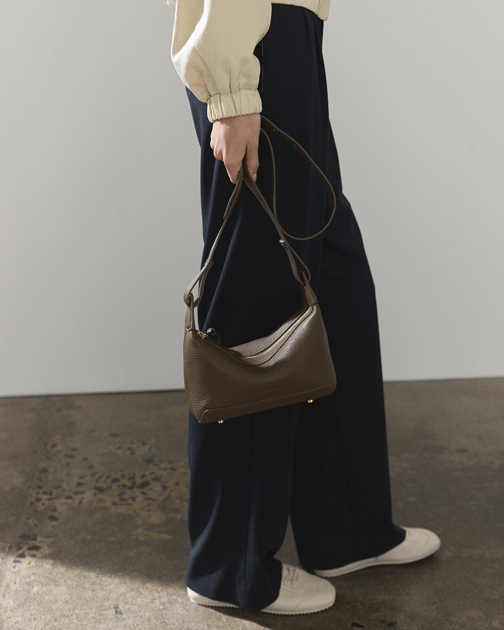 Mini Lou Bag: Khaki Green Gold