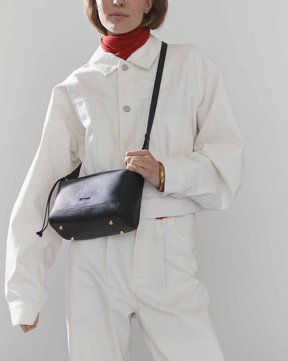 Mini Lou Bag: Black Gold