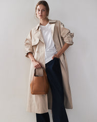 Alexie Tote: Tan Pebbled Leather