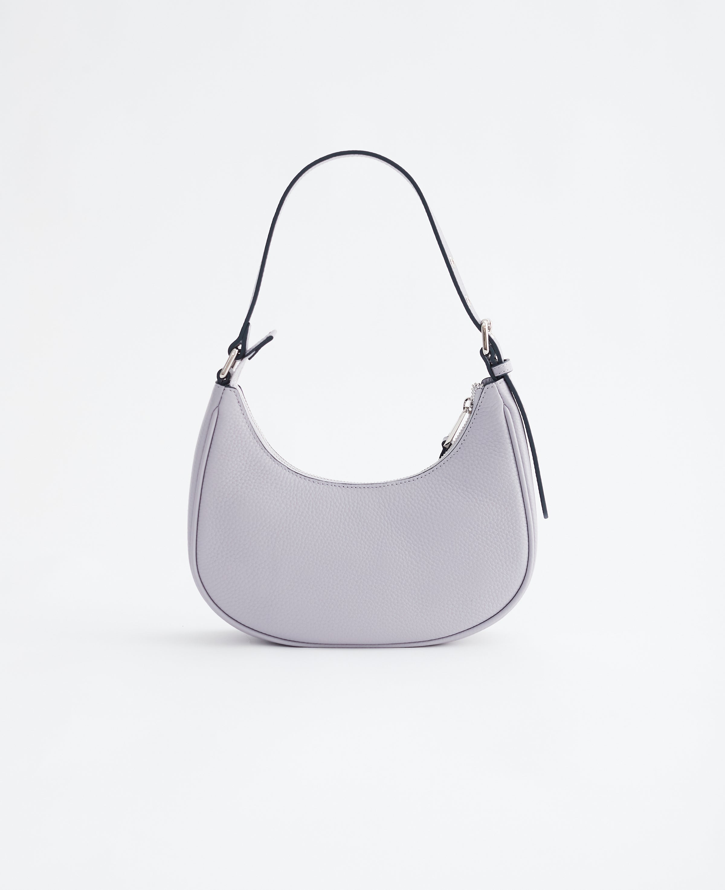 Friday Bag: Leather Crescent Bag in Violet | The Horse