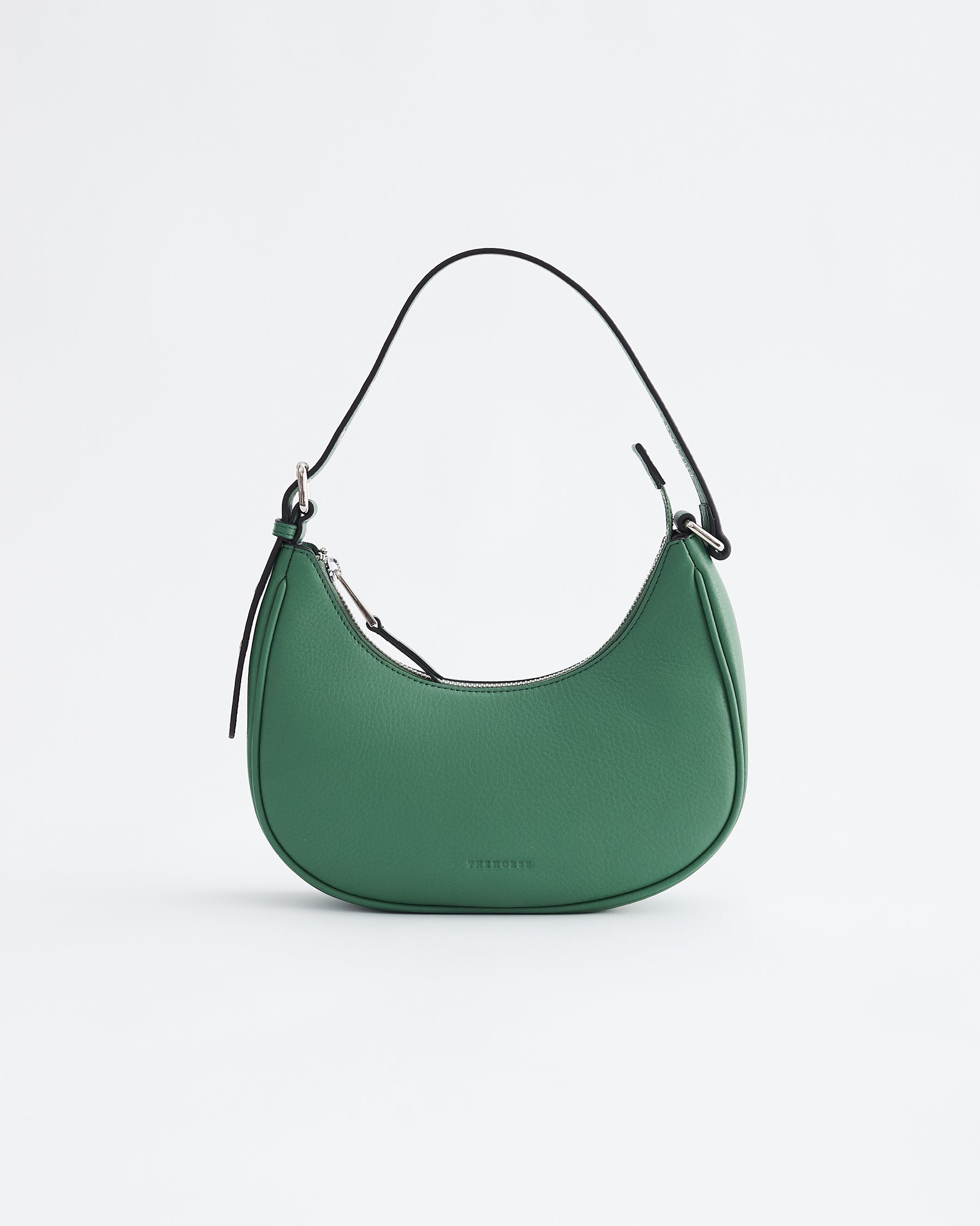 Friday Bag: Leather Crescent Bag in Forest by The Horse®