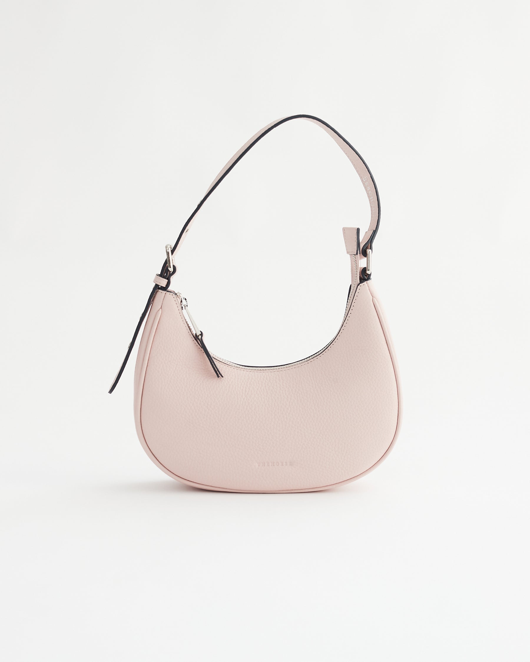 Friday Bag: Leather Crescent Bag in Pink by The Horse®