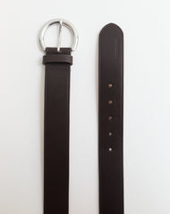 Classic Leather Belt: Coffee