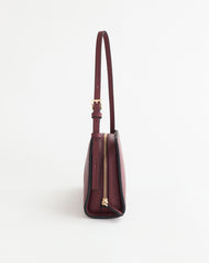 Clara Bag: Cedar Red with gold