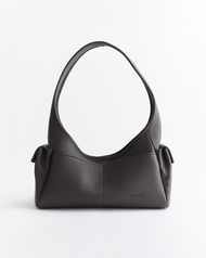 Drew Utility Bag: Bark with Gold