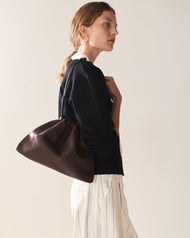 Fin Drawstring Bag: Coffee