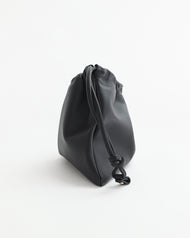 Fin Drawstring Bag: Black