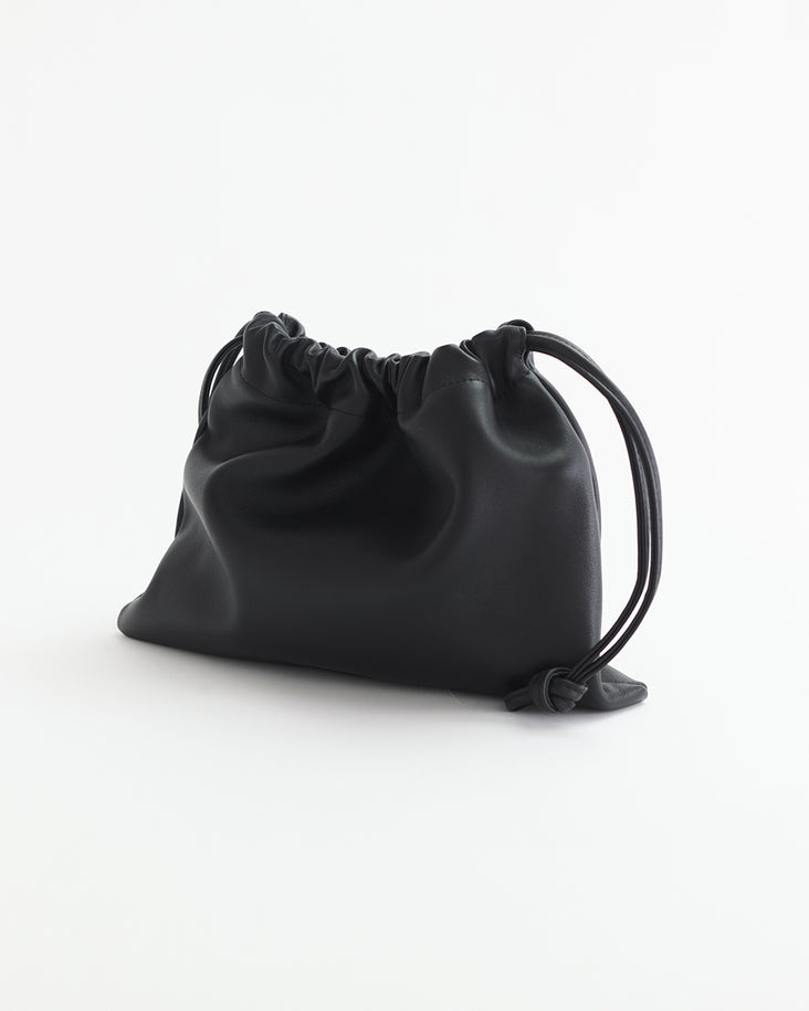 Fin Drawstring Bag: Black