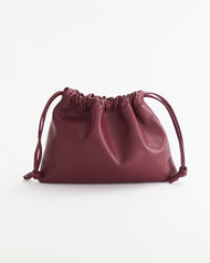 Fin Drawstring Bag: Cedar Red
