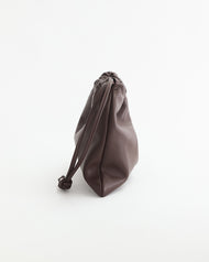 Fin Drawstring Bag: Coffee