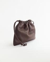 Fin Drawstring Bag: Coffee