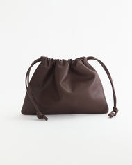 Fin Drawstring Bag: Coffee