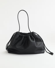 Fin Shoulder Bag: Black