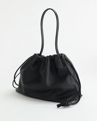 Fin Shoulder Bag: Black