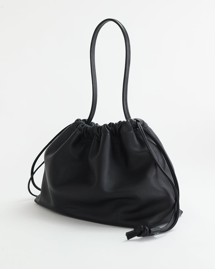 Fin Shoulder Bag: Black