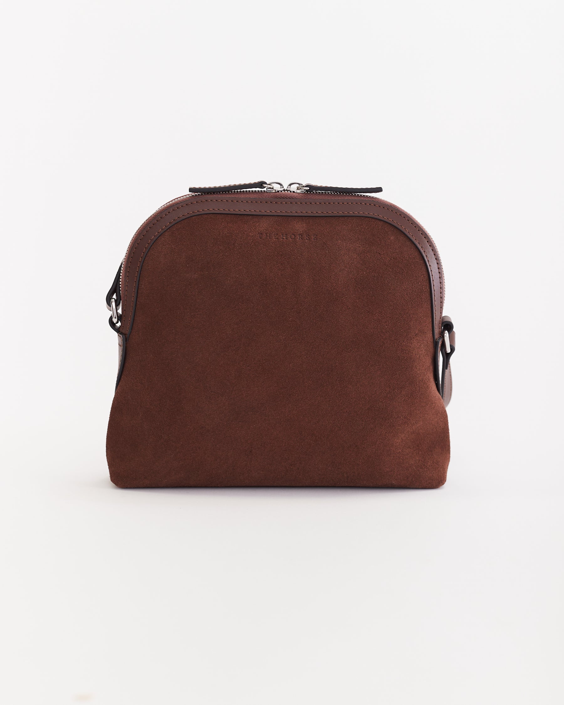 Large Dome Bag: Coffee Suede