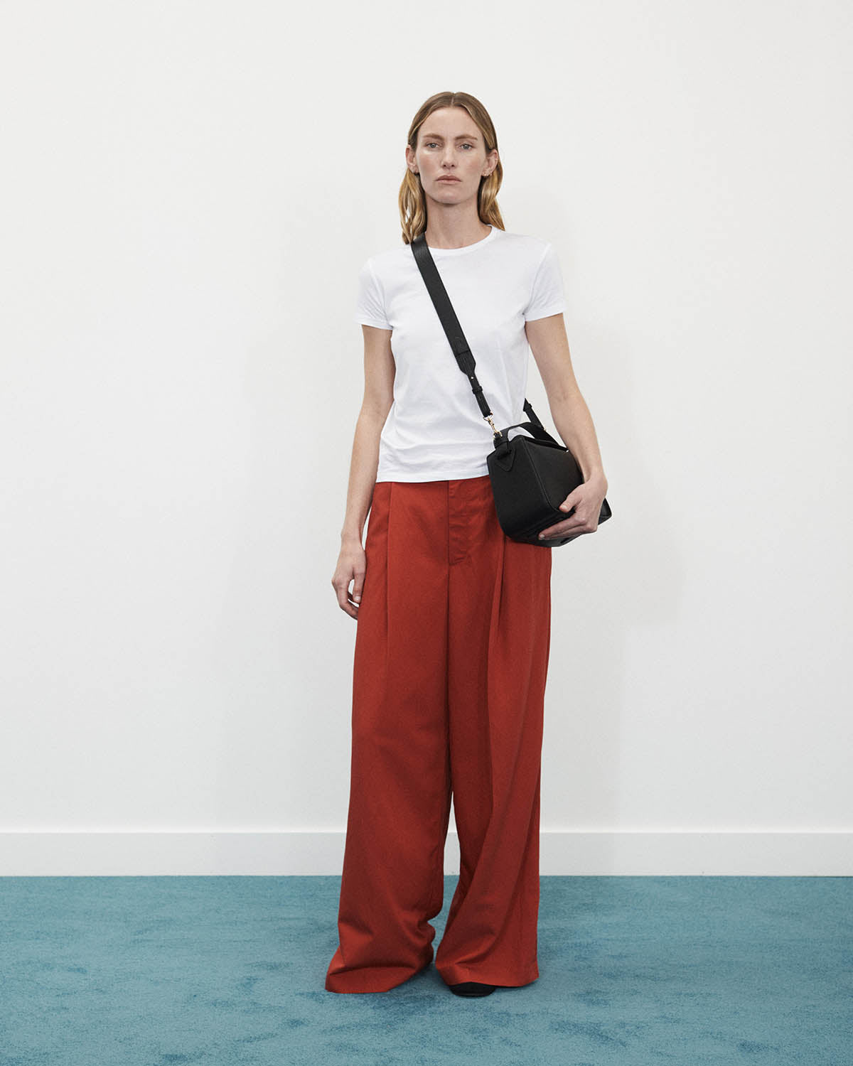 Clementine Bag: Black Pebbled Leather with Gold