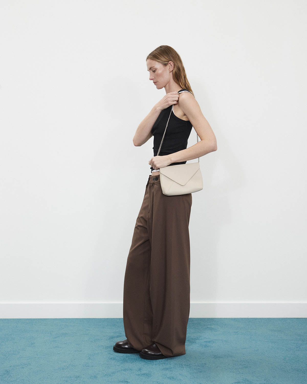 Stella Shoulder Bag: Oat
