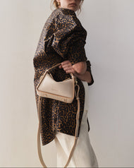 Mini Clementine Bag: Oat with Gold
