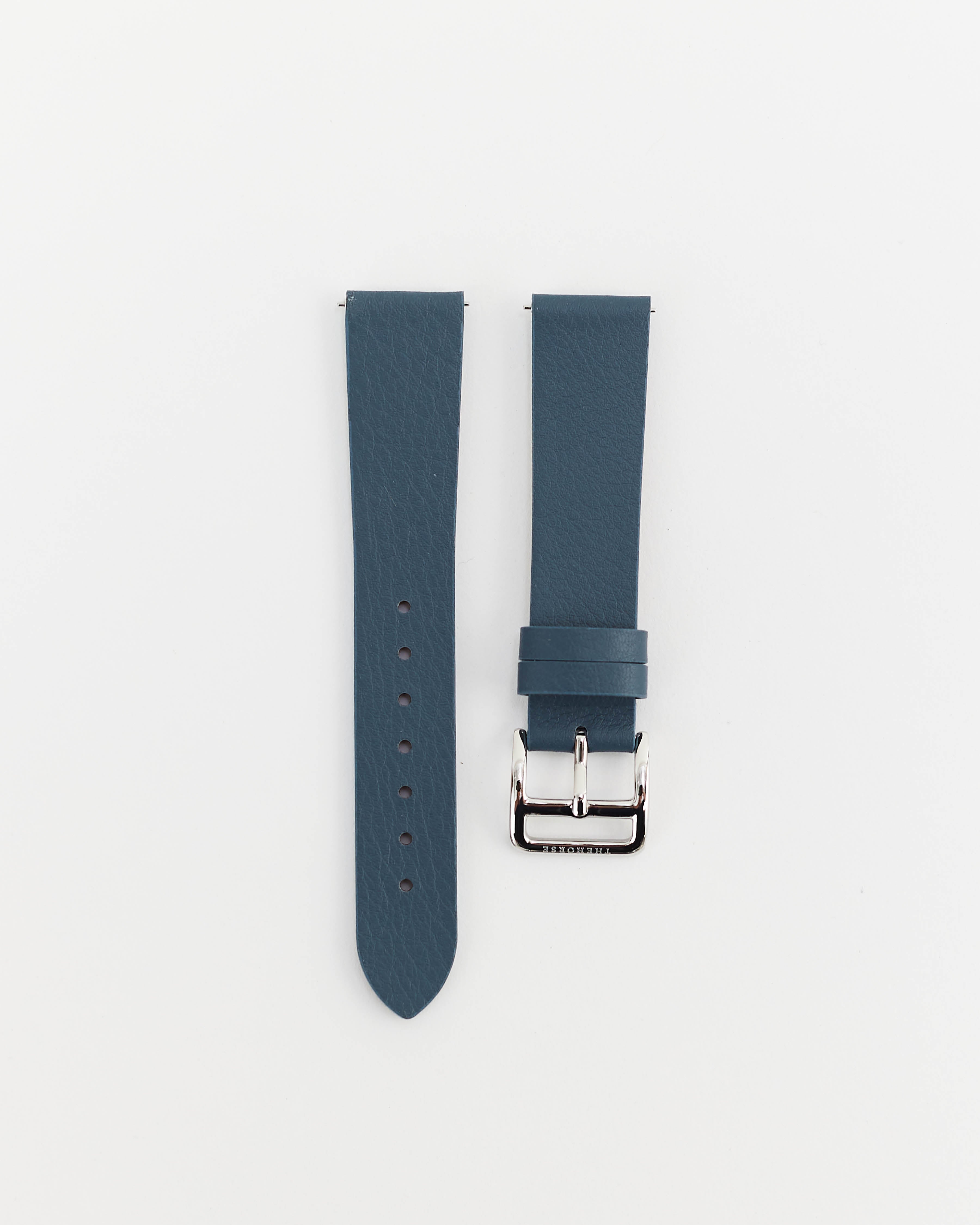 18mm Dress Watch Strap Stonewash Leather Polished Strap