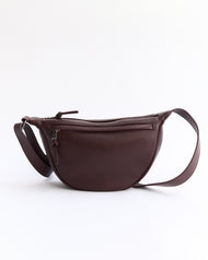 The Leather Sporty Crossbody: Coffee