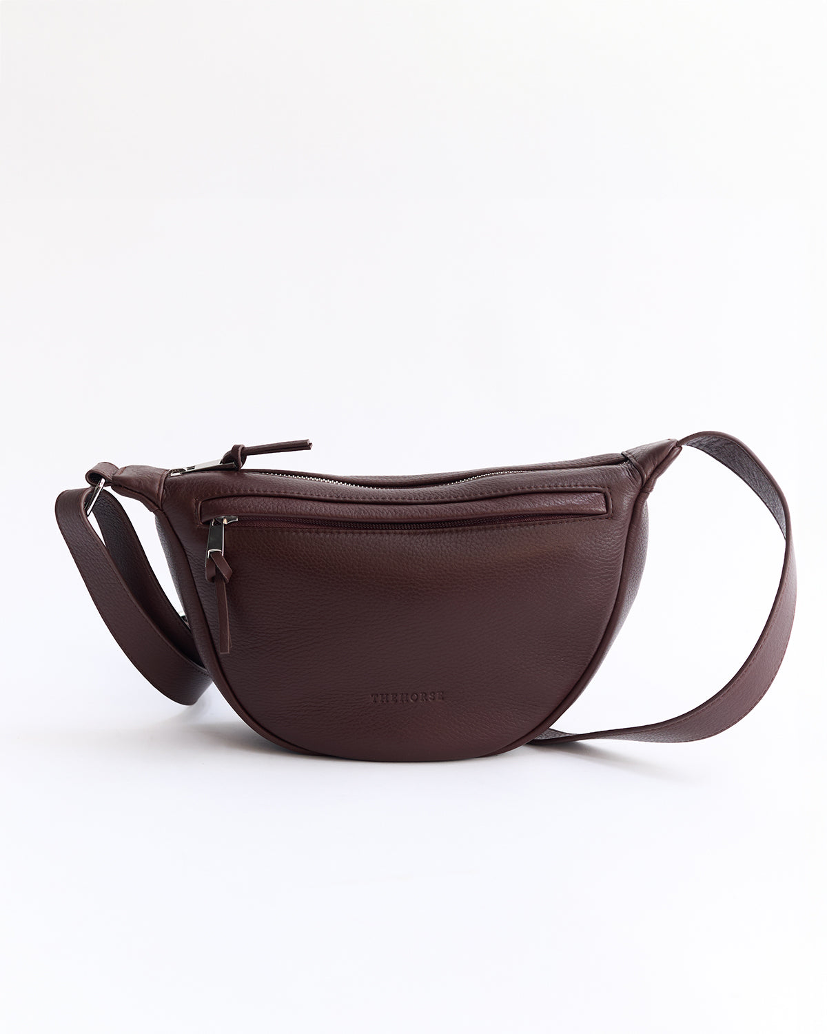 The Leather Sporty Crossbody: Coffee