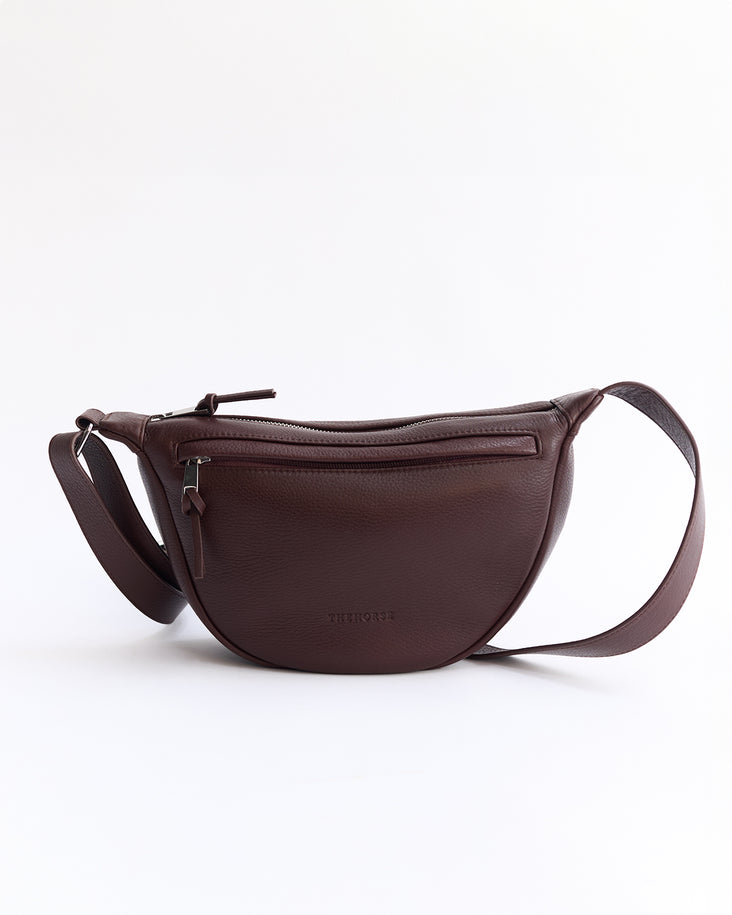 The Leather Sporty Crossbody: Coffee