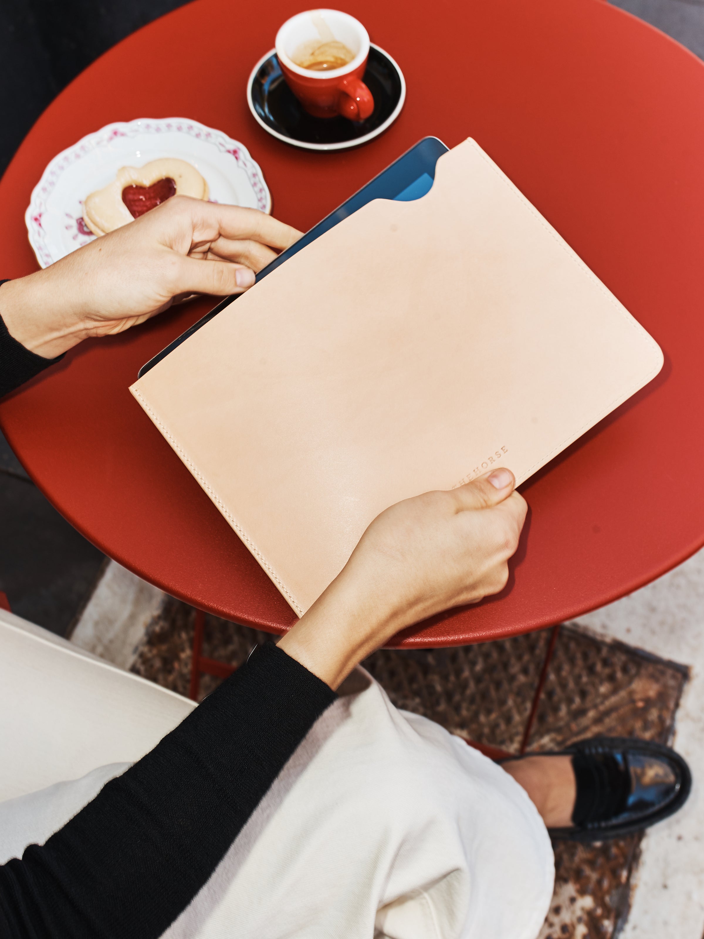 iPad Air Leather Sleeve in Veg Tan by The Horse