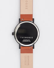 The Original: Matte Black / Tan Leather