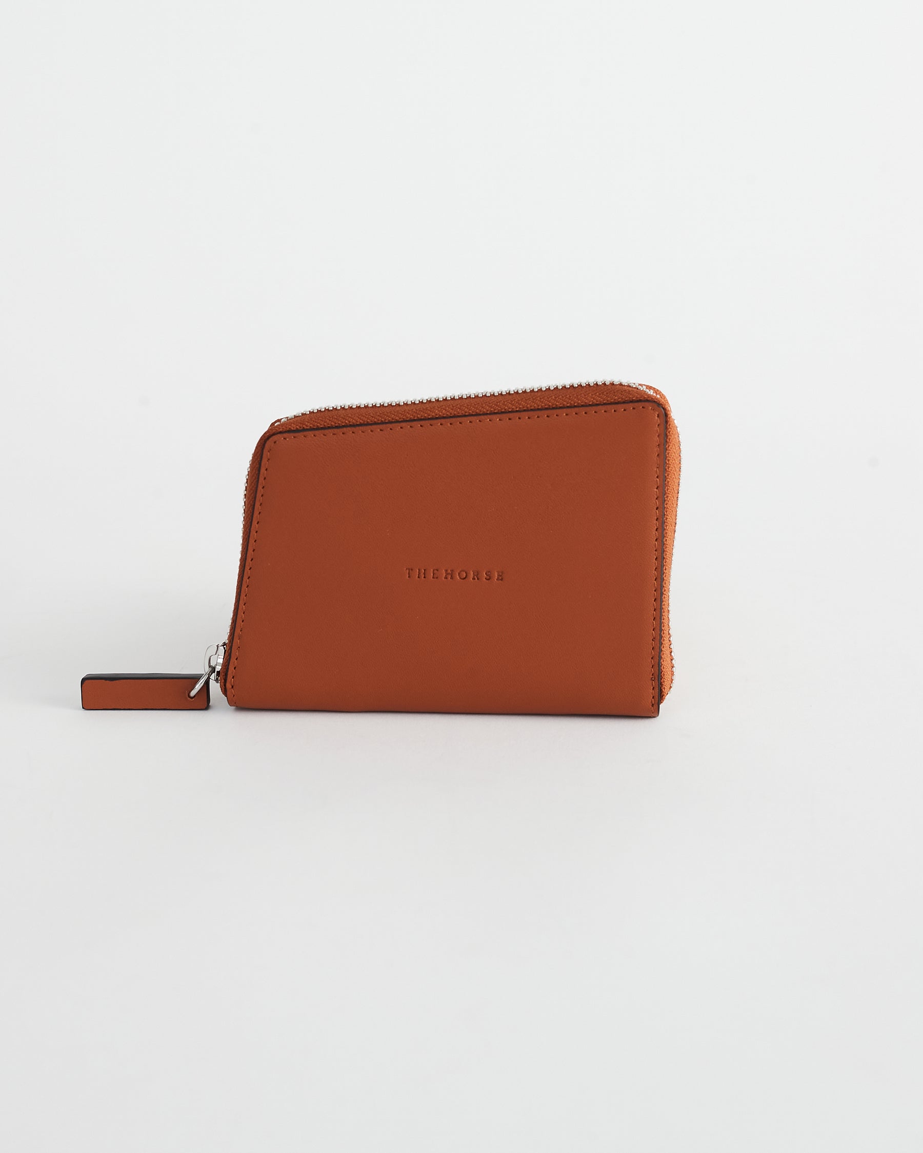 The Bo Women's Compact Leather Zip Wallet in Tan by The Horse®