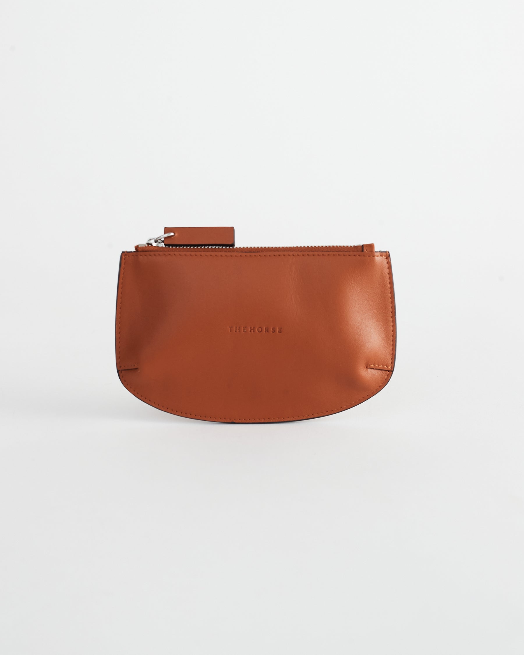 The Drew Women's Leather Zip Cardholder in Tan by The Horse®