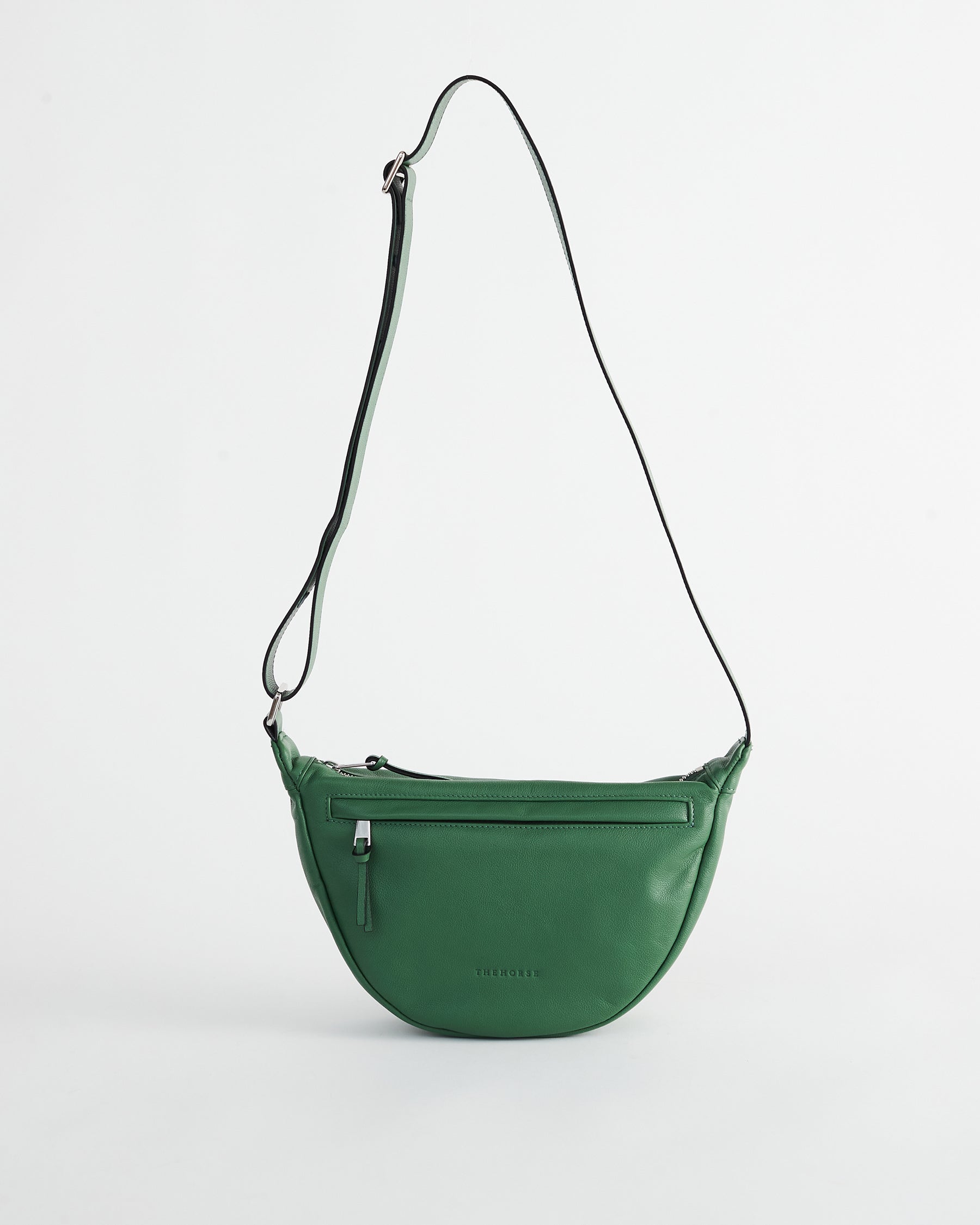 The Leather Sporty Crossbody Bag in Forest by The Horse®