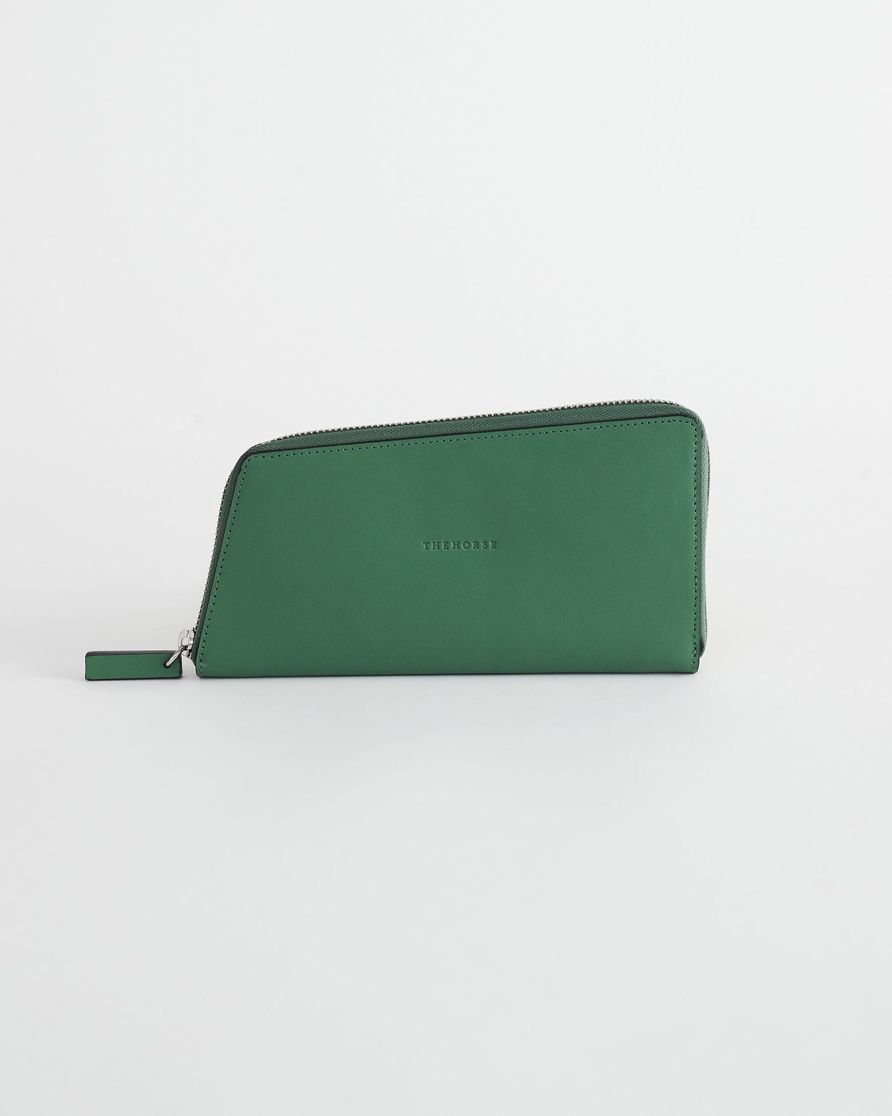 The Freddie Continental Large Zip Wallet in Forest Green by The Horse®
