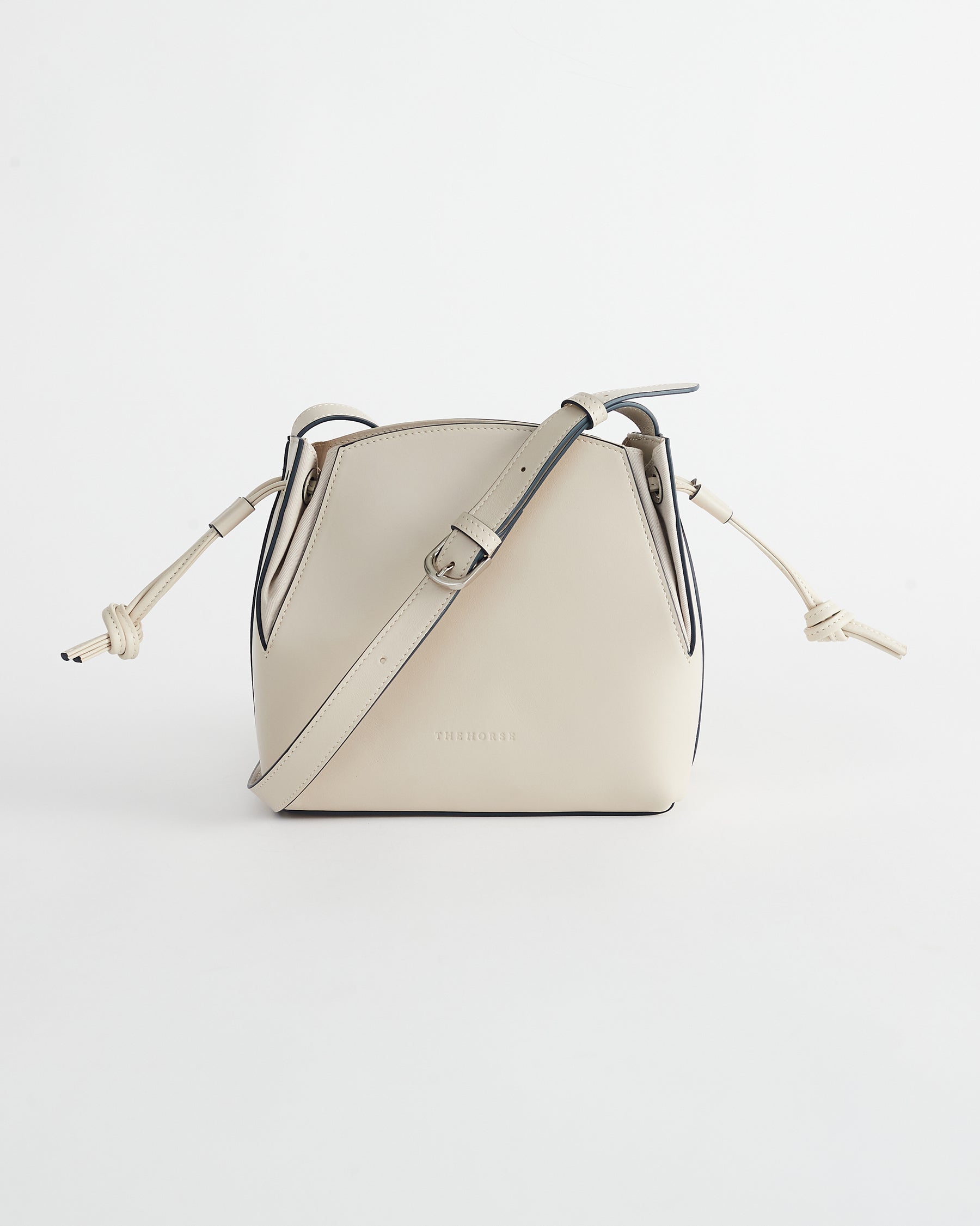 The Juno Leather Crossbody Shoulder Bag in Oat by The Horse®