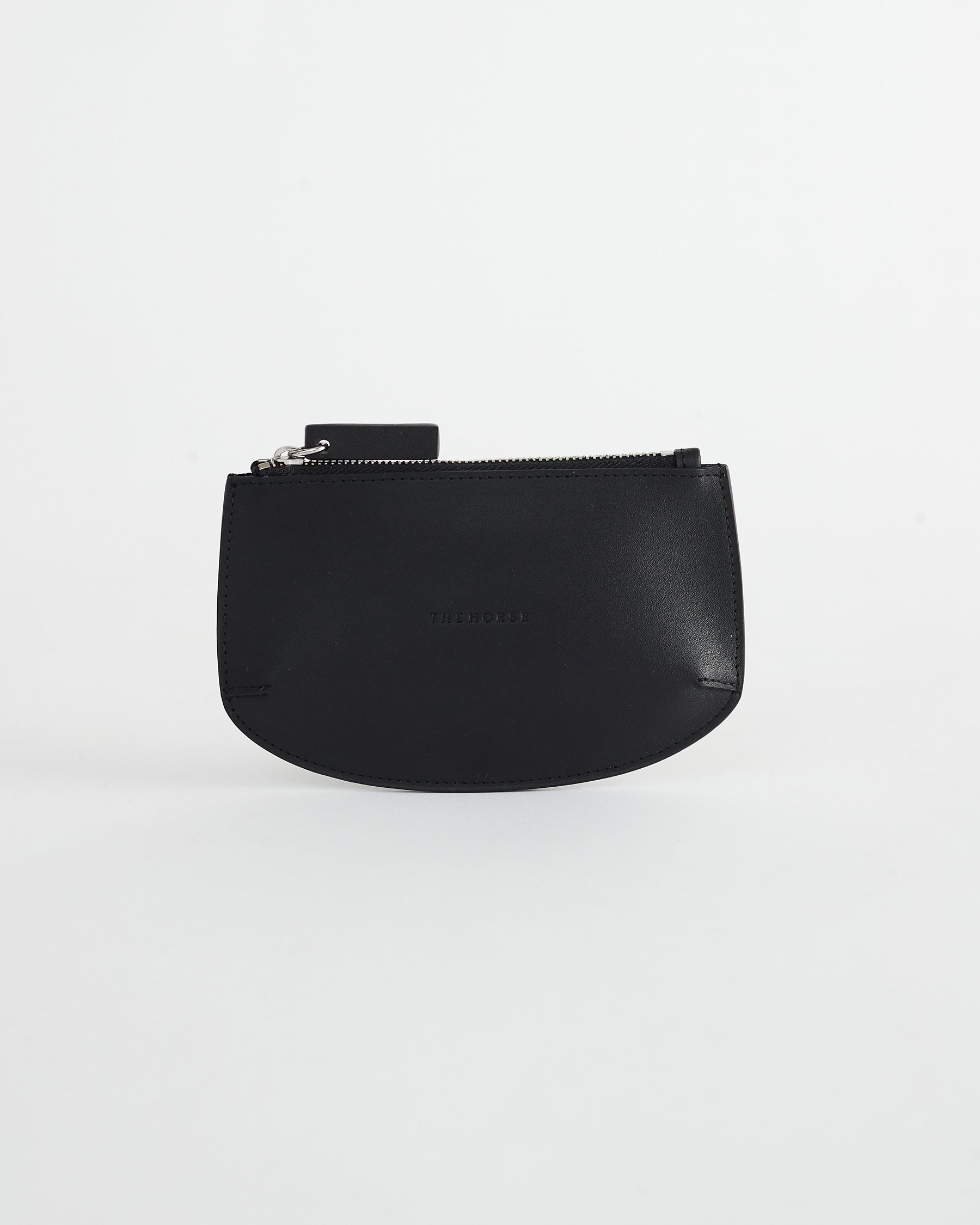 The Drew Women's Leather Zip Cardholder in Black by The Horse®