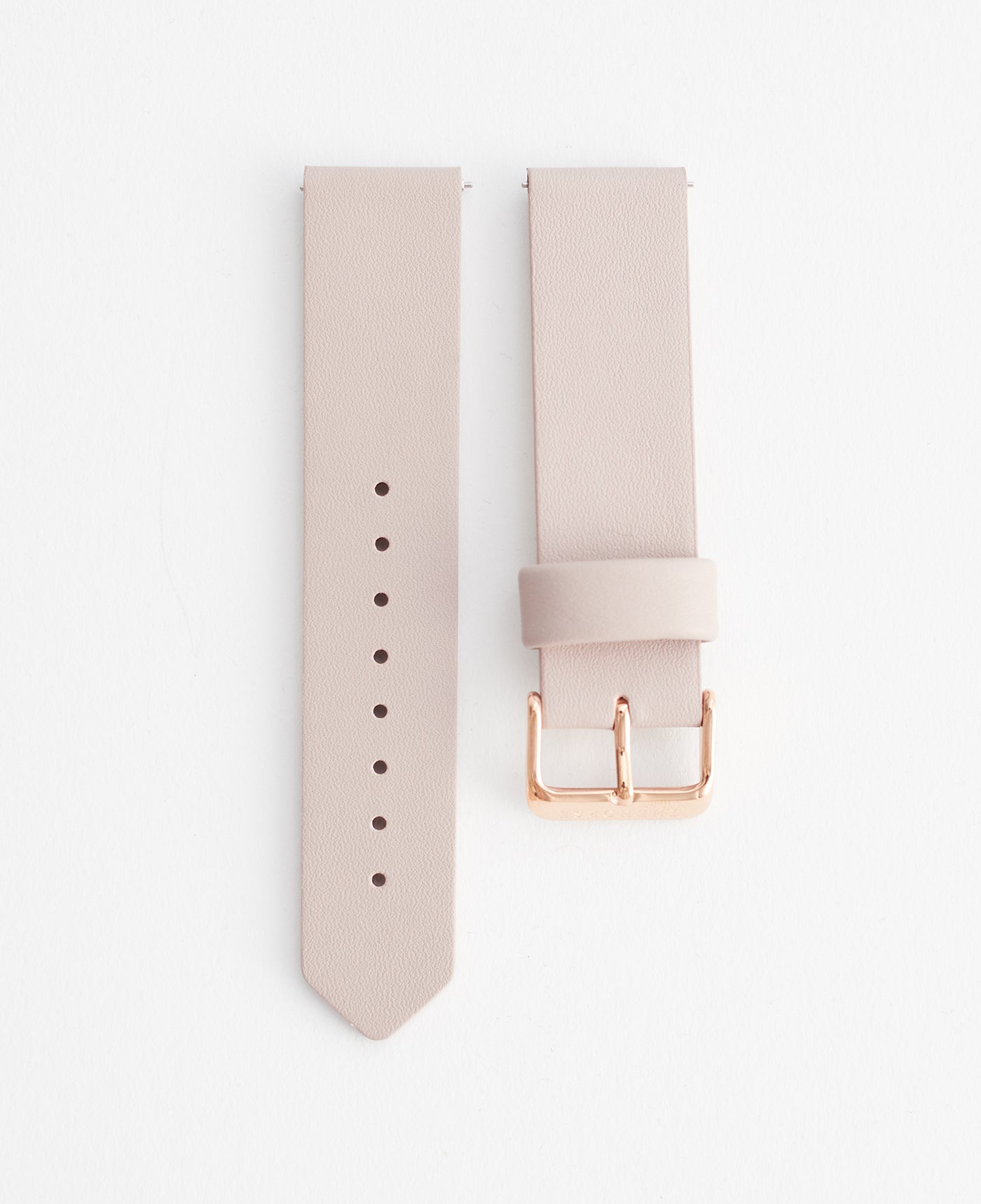 The 20mm Original Watch in Blush Leather / Rose Gold Strap by The Horse®