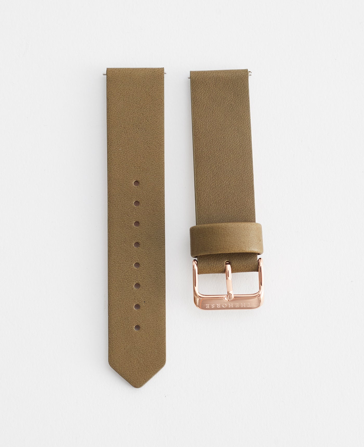 The 20mm Original Watch with Olive Leather Strap by The Horse®