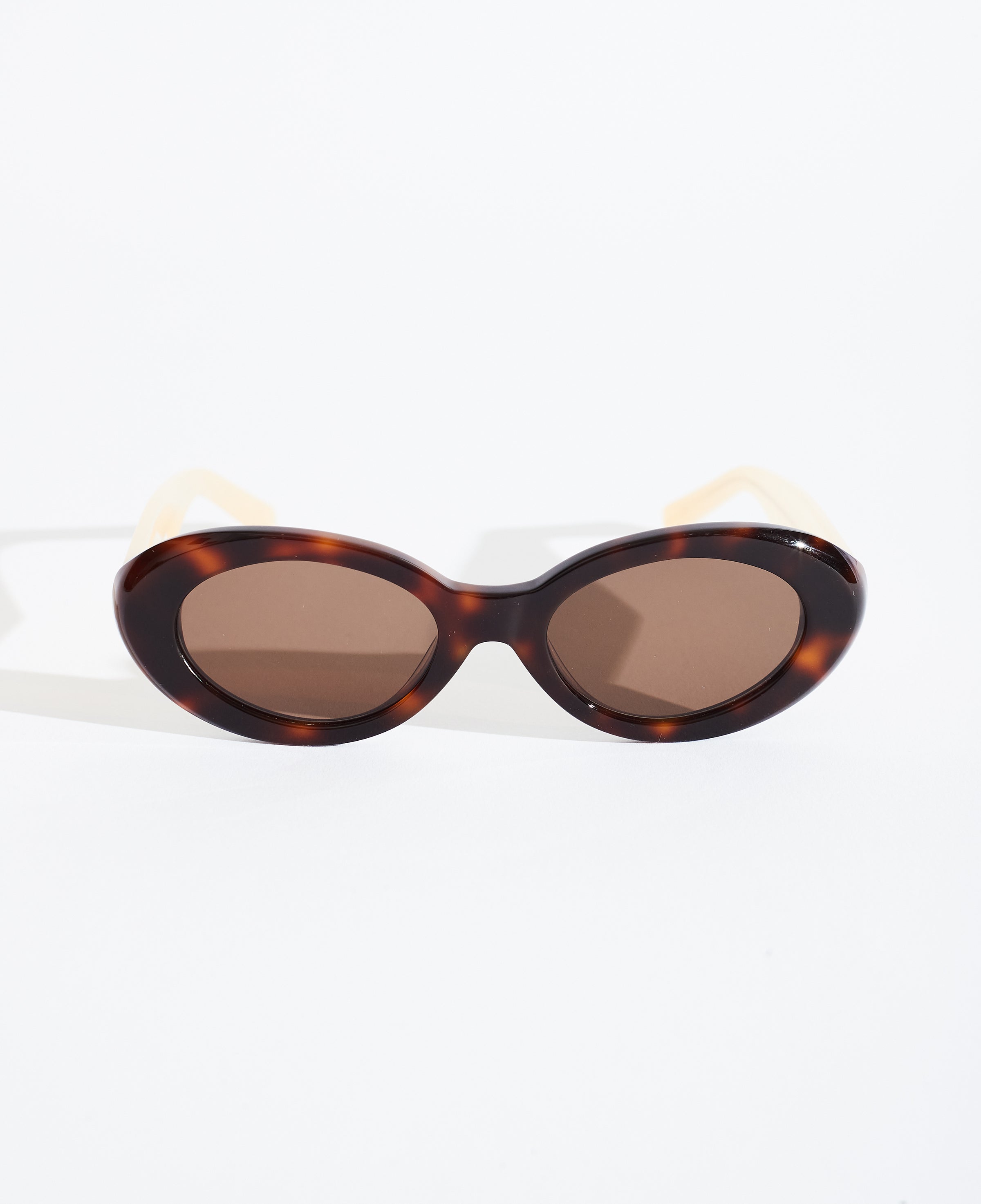 Margot Tortoiseshell Oval Cat Eye Sunglasses - The Horse x Local Supply by The Horse®