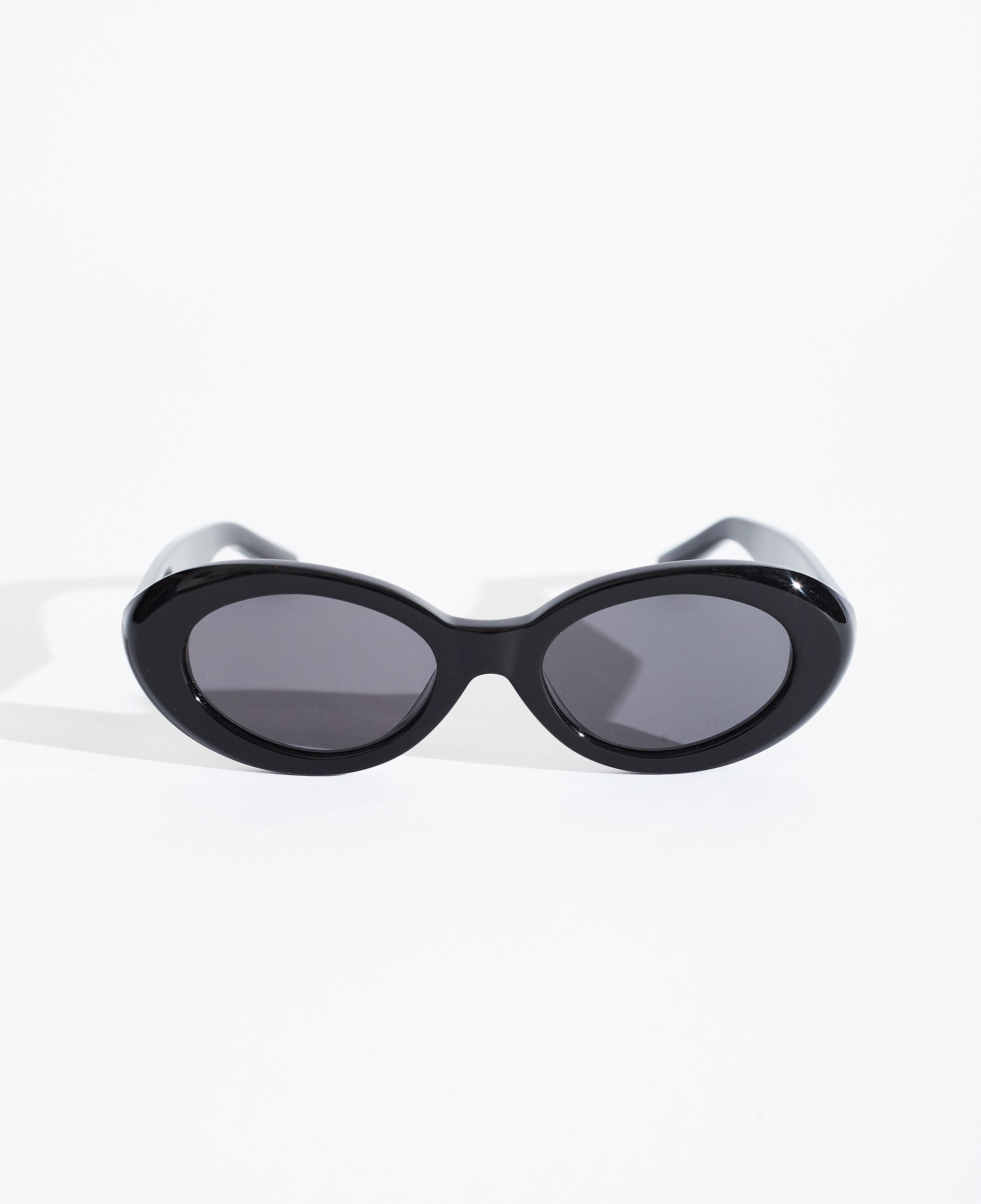Margot Black Oval Cat-Eye Sunglasses - The Horse x Local Supply by The Horse®