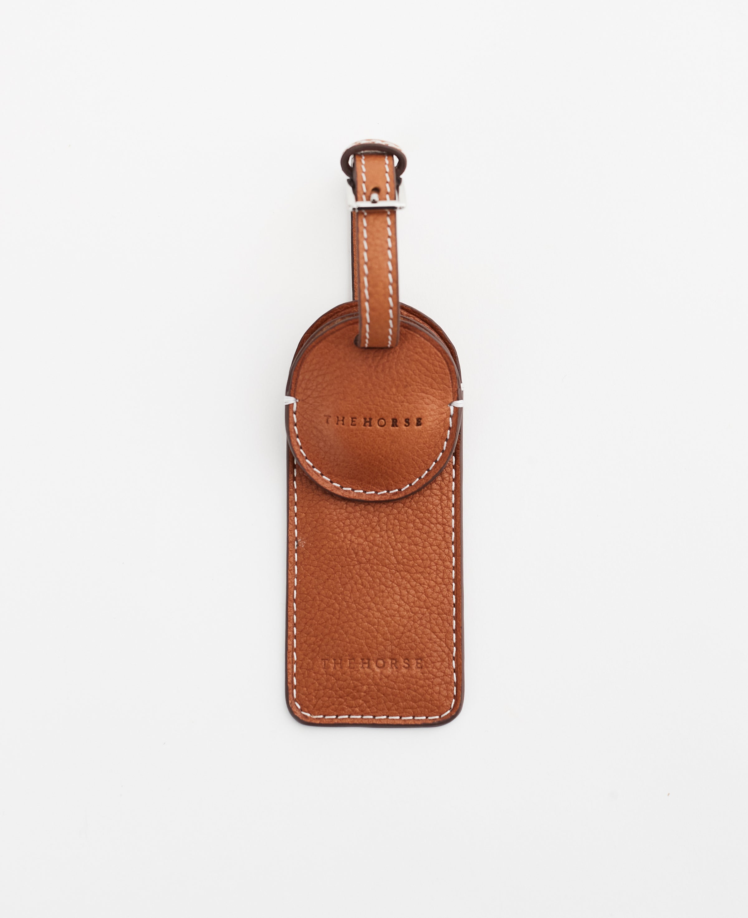 Leather travel 2025 tag