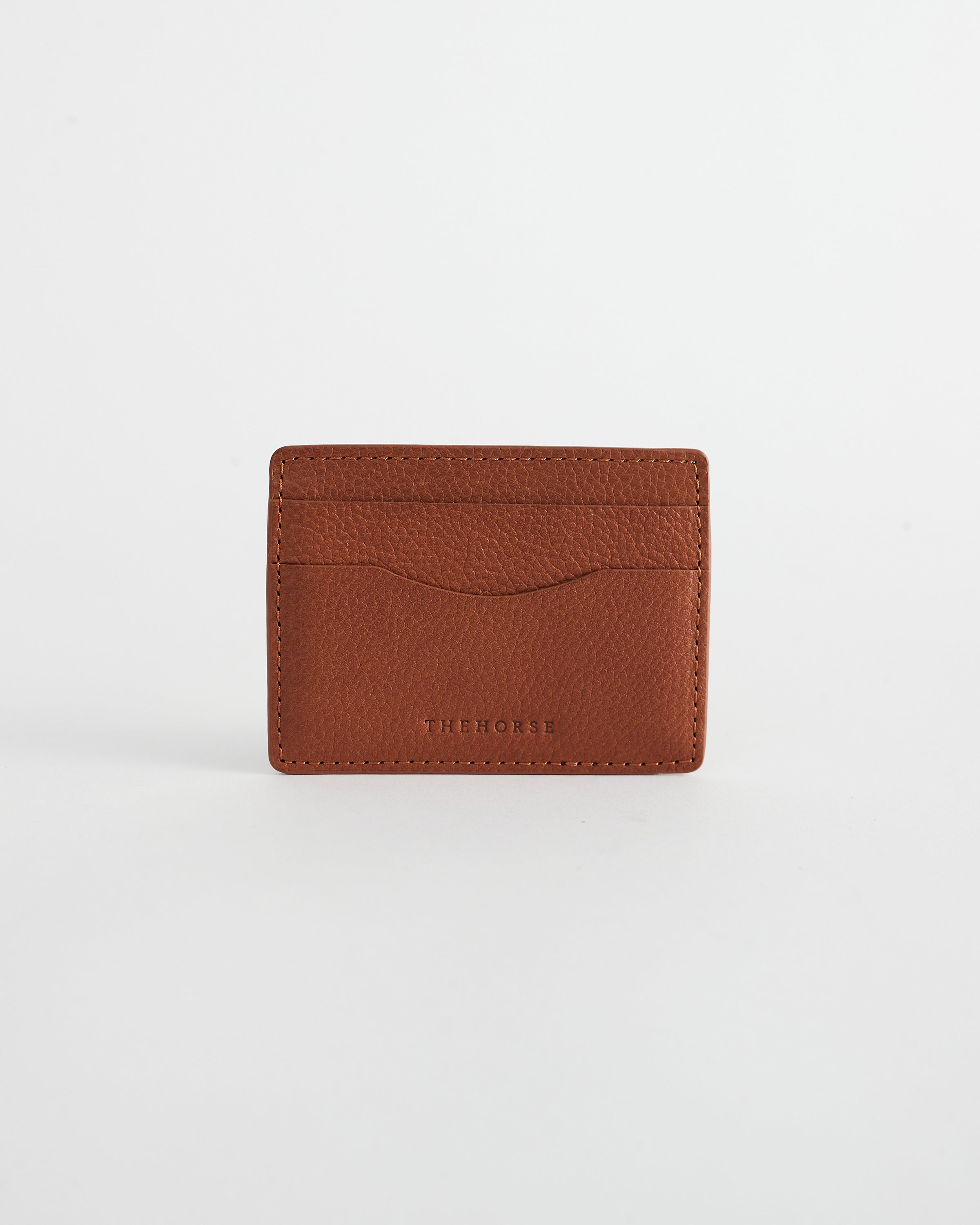Flatboy Card Holder Wallet in Tan Leather by The Horse®