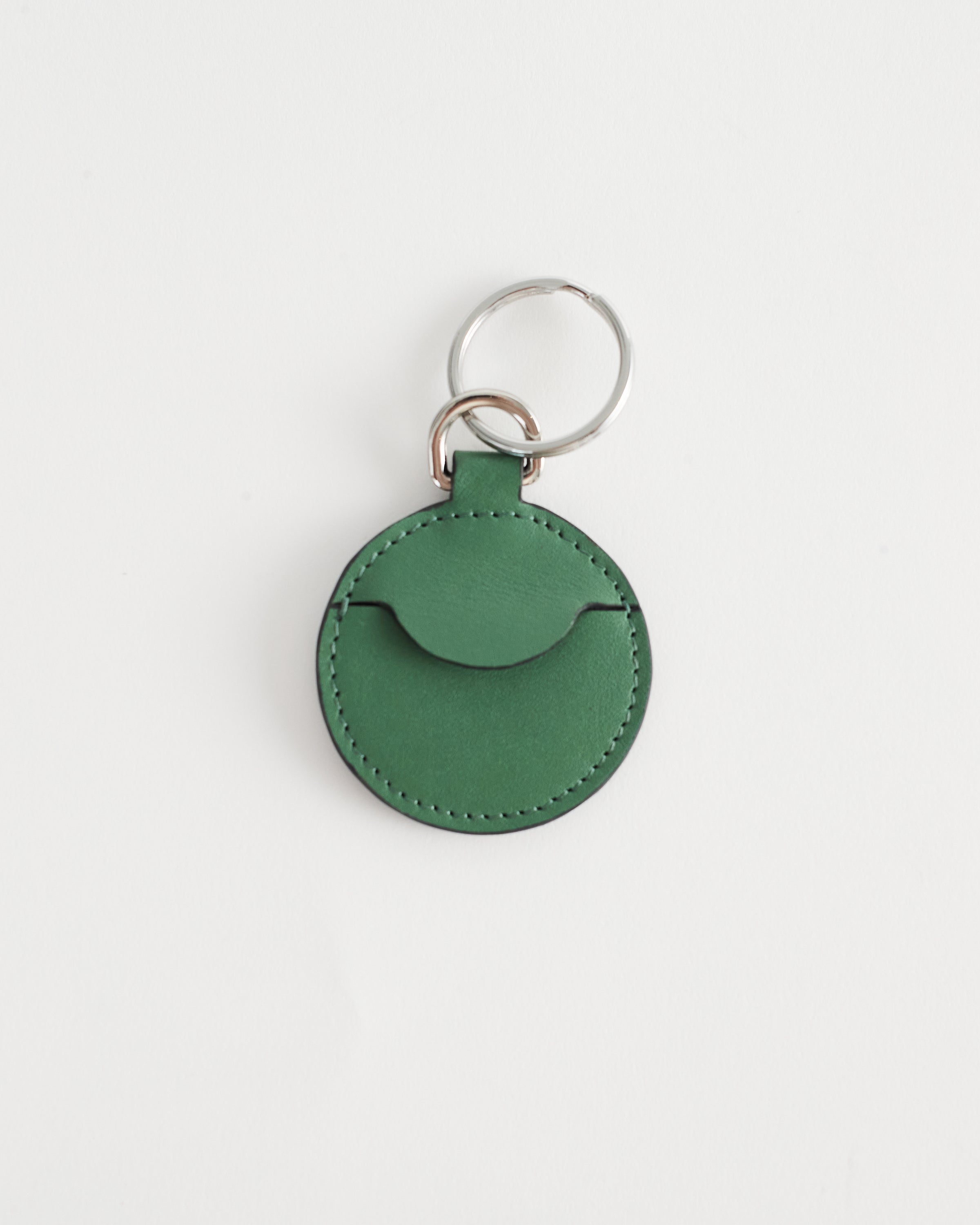 The Leather AirTag Case: Forest