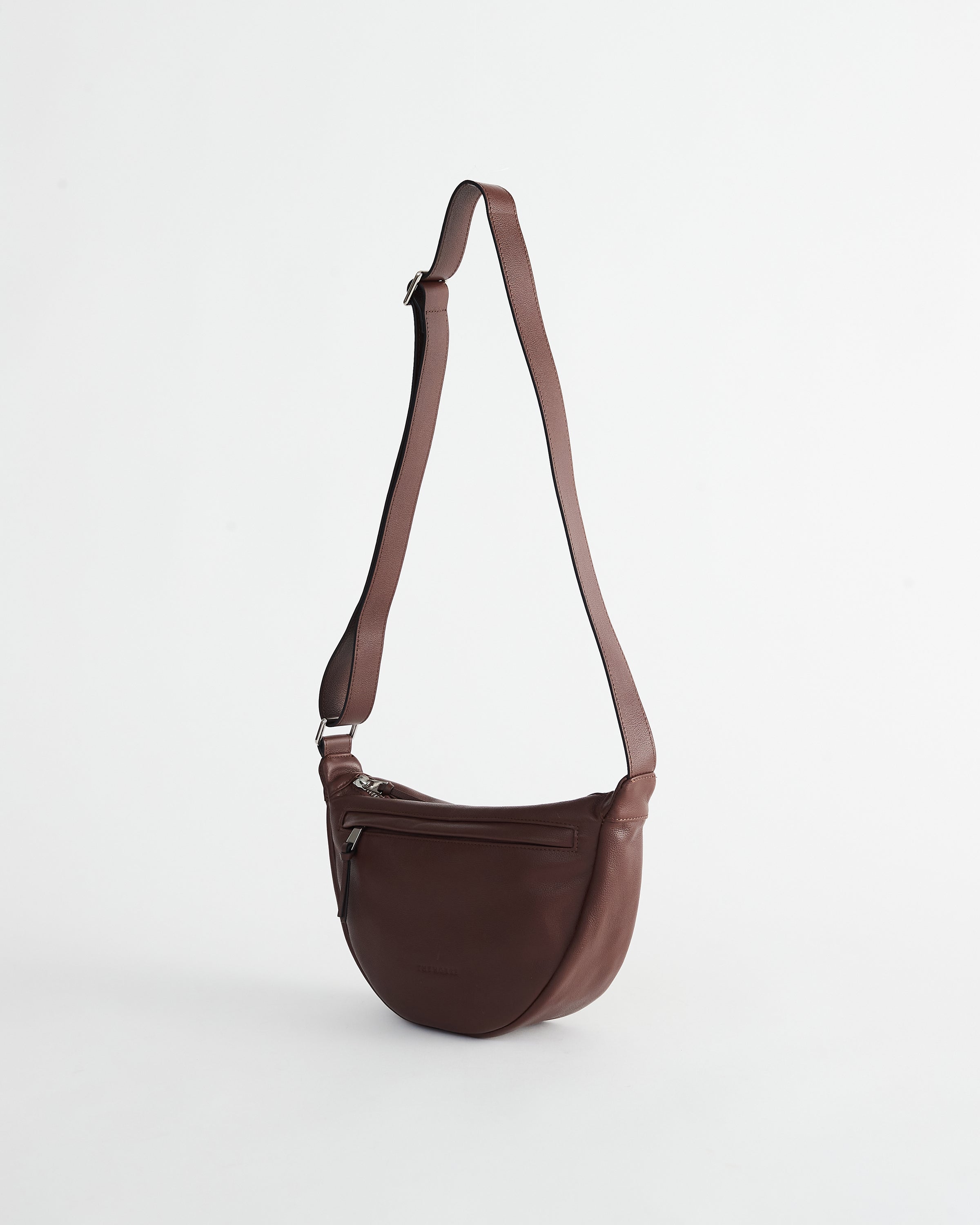 The Leather Sporty Crossbody: Coffee