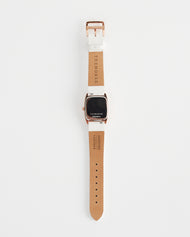 The Dress Watch: Rose Gold Case / White Dial / Milk Leather